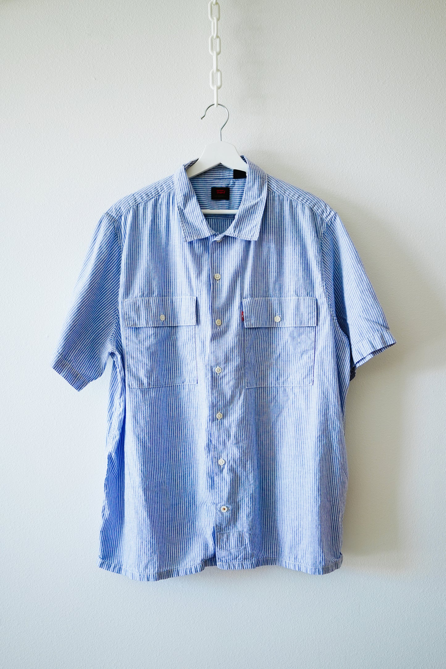 Levis Striped Blue Work Tee