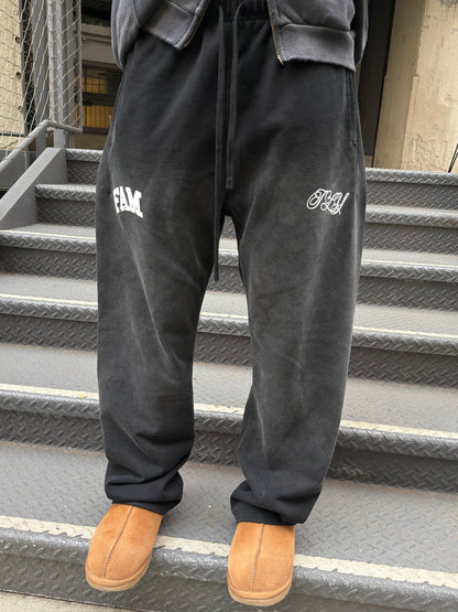 Puffy Varsity Sweat Pants