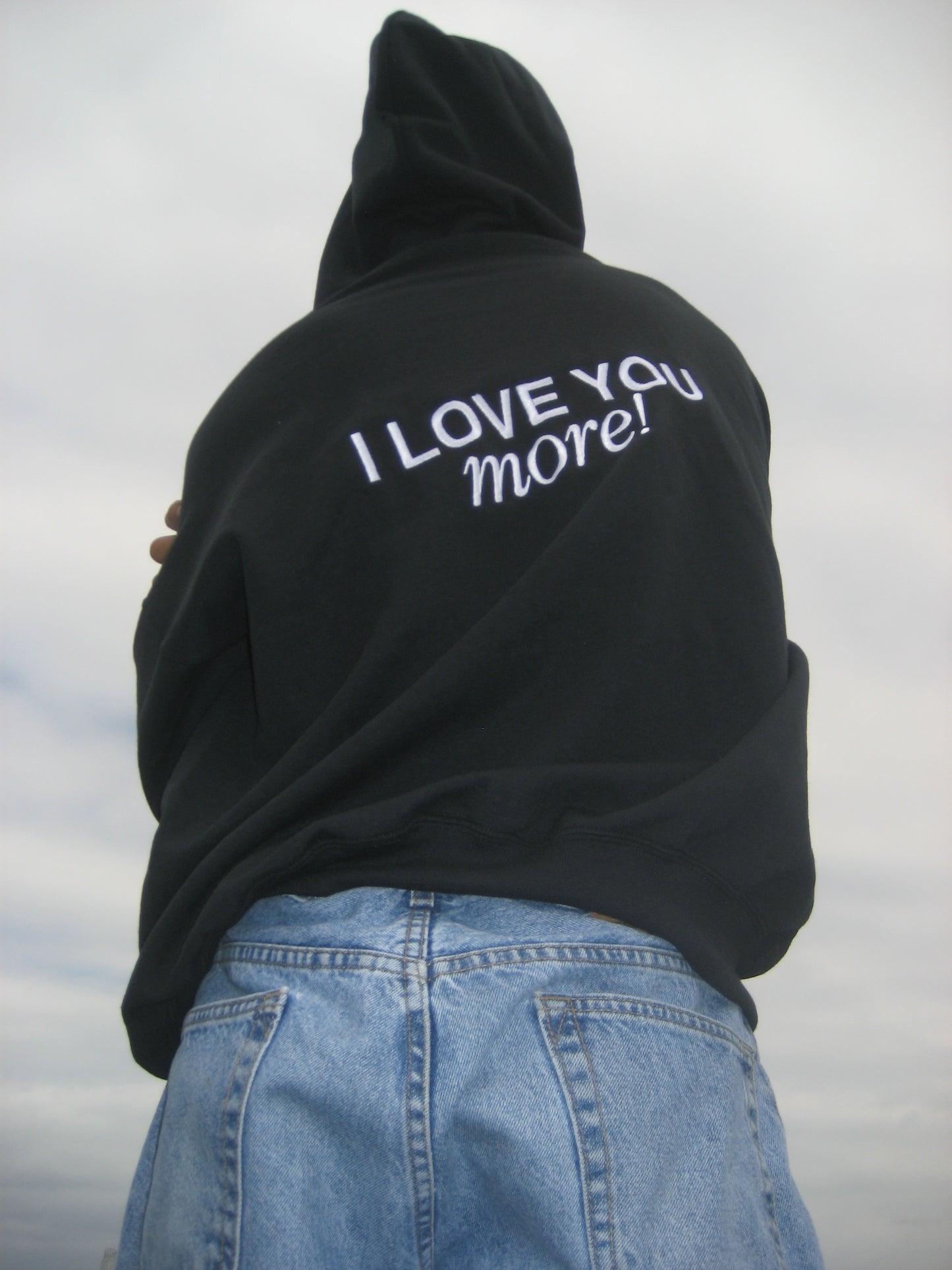 I Love You More Embroidered Hoodie